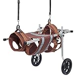 VIDECOR Rollstuhl für Große Hunde, Beinstütze für Hunde, Hinterbein,...