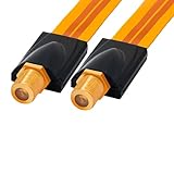 BIGtec 5 Stück Fensterdurchführung für SAT Kabel Tür Fenster...