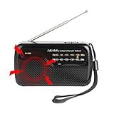 Tragbares Transistorradio, batteriebetrieben | AM-Radio tragbar –...