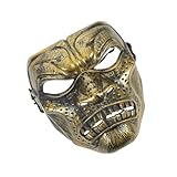 WATIIFUFU Cosplay Warriors Maske Mittelalterliche Maske Masquerade Maske...