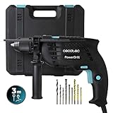 Cecotec Bohrmaschine mit Schlagfunktion PowerDrill 850 EasyAdjust, 850 W,...