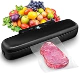 MeteMake Vakuumierer, Automatischer Lebensmittel-Vakuumiergerät,...