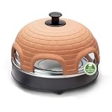 Emerio Pizzaofen, PIZZARETTE das Original, 1 handgemachte Terracotta...