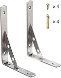 Schwerlastkonsole 350 * 200mm, 2 Stück Schwerlastträger aus 4mm Dick...