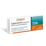 Loperamid-ratiopharm® akut 2 mg Filmtabletten: Effektive Hilfe bei akutem...