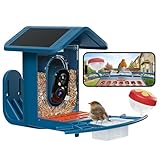 Vogelhaus mit Kamera, AI Identifizieren von Vögeln, 2,4 GHz/5 GHz,...