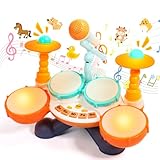 Schlagzeug Kinder Baby Spielzeug- Trommel Kinder Musikinstrumente für...