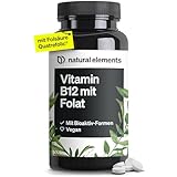 Vitamin B12 – 180 vegane Tabletten für 6 Monate – 500µg Vit B12 und...