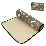 VERDANVERSE rutschfeste wasserdichte Haustier Fütterungsmatte aus...