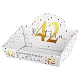 Herz & Heim® Personalisierter Geschenkkorb zum selbst Befüllen (Golden...