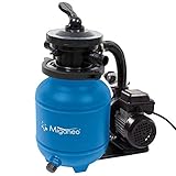 Miganeo Sandfilteranlage Speed Clean Dynamic 7000 - Blau | Pumpenleistung...