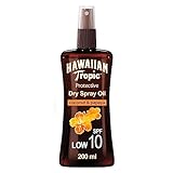 Hawaiian Tropic Protective Dry Spray Oil LSF 10, 200ml, 1er Pack (1 x 200...