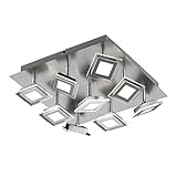 WOFI Deckenleuchte, 9-flammig, Serie Cholet, 9 x LED, 5 W, Breite 35 cm,...