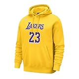 Nike NBA Herren Los Angeles Lakers Club Pullover Hoodie DZ0003-733,...