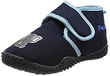 Playshoes Unisex Kinder Hausschuhe mit praktischem Klettverschluss,...