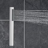 DETBOM Handbrause Dusche Edelstahl Duschkopf Shower Head Anti-kalk...