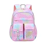 Schultaschen für Mädchen, leichte Schulrucksäcke für Mittelschule,...