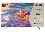Vestel Fernseher 55 Zoll Smart TV Powered by TiVo, 4K UHD Fernseher mit...
