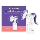 Lansinoh Handmilchpumpe - leichte und leise Milchpumpe für unterwegs - mit...