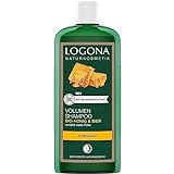 LOGONA Naturkosmetik Volumen Shampoo für natürlich volles Haar, Geeignet...