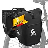 GUOOTU 2 Er Set Fahrradtasche für Gepäckträger 48L,aus Tarpaulin Hinten...