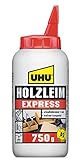 UHU Holzleim Express Flasche, Universeller und besonders schnell...