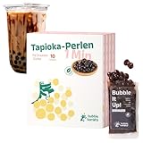 Bubble Barista Bubble Tea Instant Tapioka Perlen Set (10x Packungen) -...