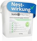 Nanoprotect Köder-Granulat gegen Ameisen | 5 kg Streu- und Gießmittel |...