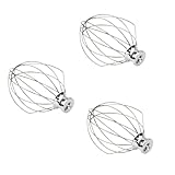 3 x K5AWW Drahtpeitsche, Stahldraht-Schneebesen, Edelstahl, Schneebesen,...