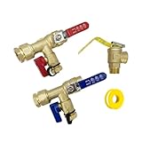 Long Term 3/4 Zoll IPS Isolator Tankless Water Heater Service Valve Kit,...