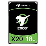 Seagate Exos X20 Enterprise 18TB HDD, interne Festplatte, Hyperscale 12GB/s...