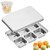 Eiswürfelform | Eiswürfelform Für Klassische Würfel,Rostfreie...