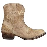 ROPER Damen Kurzer Stuff Mode-Stiefel, Cognac, 37 EU