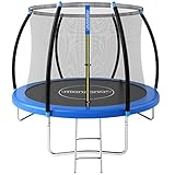 Monzana® Trampolin Ø 244 cm TÜV Rheinland GS Zertifiziert Komplettset...