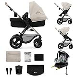 Kinderkraft MOOV2 AIR Kinderwagen 4 in 1 Kinderwagenset bis 26 kg mit...