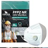 VENTUX SAFETY EQUIPMENT FFP2 NR Maske mit Ventil || Atemschutzmaske CE...