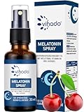 Vihado Melatonin Spray - Premium: Bis zu 5-fach höher dosiert - 180 Tage...