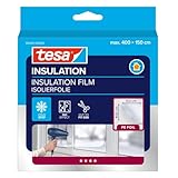 tesa INSULATION Fenster-Isolierfolie - Transparente Isolierfolie zur...