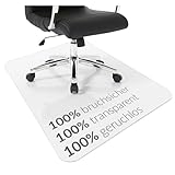 Floordirekt Bürostuhl Unterlage 80 x 118 cm - 5mm bruchsichere,...