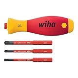 Wiha Schraubendreher mit Bithalter Set SoftFinish slimVario electric 4-tlg....