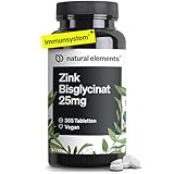 natural elements Zink 25mg – 365 Tabletten – gut verträgliches...