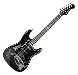 Rocktile Pro ST60-SKULL E-Gitarre Skull Design (1 Humbucker, 2 Single...