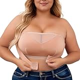 AIEOE Damen Trägerloser Push Up BH Große Größen Tiefer Ausschnitt...