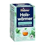 Meßmer Halswärmer | Vitamin C & Zink | 16 Teebeutel | Glutenfrei |...