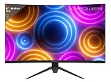 LC-POWER 27 Zoll Curved Gaming Monitor, QHD Auflösung von 2560 x 1440, 180...