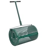 INLIFE Kompost-Streuer 75L Grün Ø40x60 cm Stahl,Heim & Garten,Rasen &...