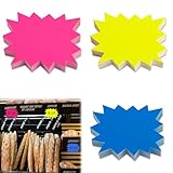 150 Stück Preisschilder Flohmarkt Neon, Neon Preisschilder,...