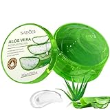 Aloe Vera Gel, Aloe Vera Gel Organic 2×300 ml, Natural Moisturising Cream...