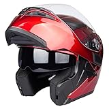 Helm für Motorräder Full-Face Motorcycle Helmet Tragbarer Integralhelme...