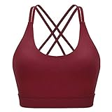 StarTreene Nahtloser Sport-BH für Damen, Racerback, Power-Mesh-Rücken,...